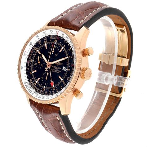 breitling navitimer rose gold limited edition|breitling navitimer gold bezel.